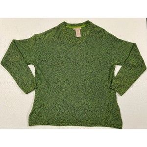 Green Philosophy Long Sleeve Sweater Size XXL